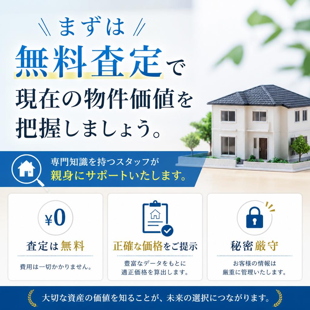無料査定で安心のスタート