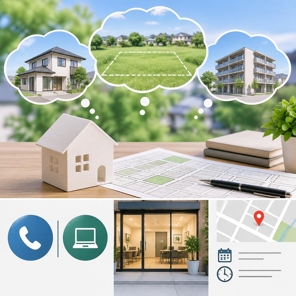 空き地のこれからを、まずは無料相談で一緒に考えませんか？