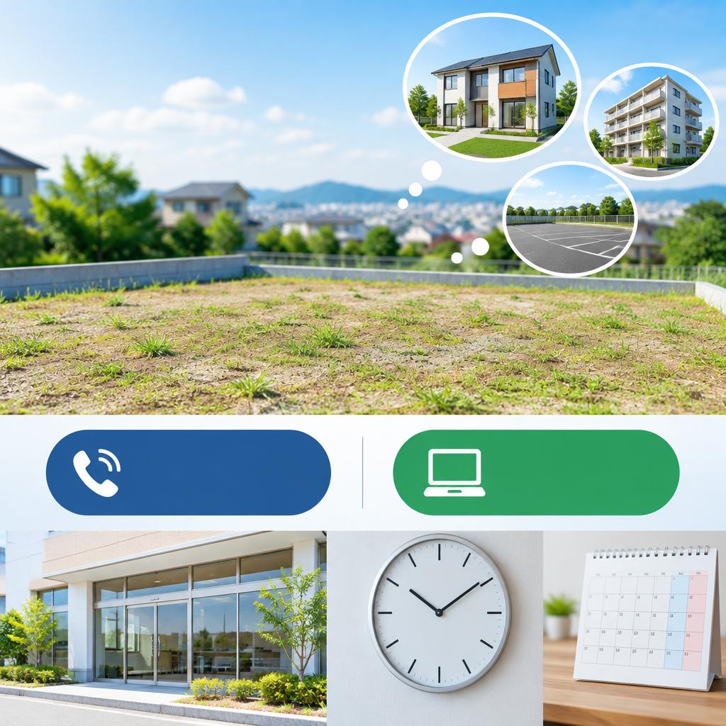 まずは無料相談から。相続した土地の未来を一緒に考えませんか？